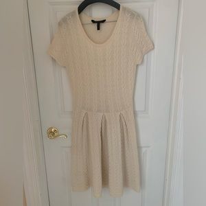 BCBGMaxazria Women’s Size M white wool dress